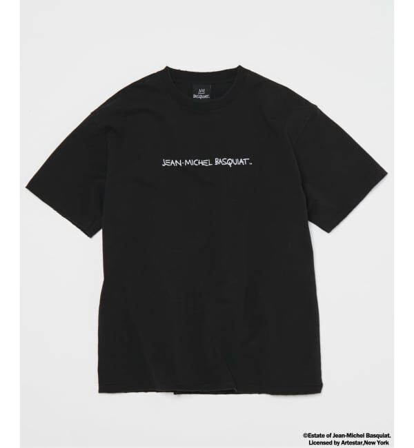 JOURNAL STANDARD「Jean-Michel Basquiat / ジャン＝ミシェル・バスキア プリントTシャツ」|Tシャツ・カットソー|ブラック B