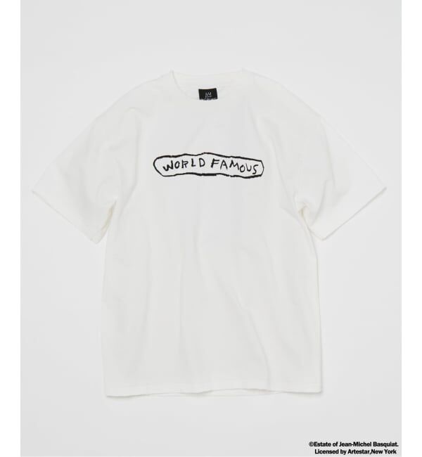 JOURNAL STANDARD「Jean-Michel Basquiat / ジャン＝ミシェル・バスキア プリントTシャツ」|Tシャツ・カットソー|ホワイト