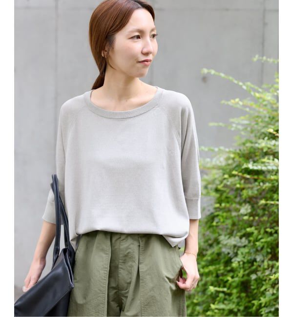 JOURNAL STANDARD relume「《追加2》接触冷感 / ウォッシャブルクールドルマンプルオーバー」|ニット・セーター|