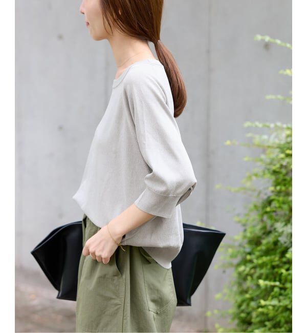 JOURNAL STANDARD relume「《追加2》接触冷感 / ウォッシャブルクールドルマンプルオーバー」|ニット・セーター|