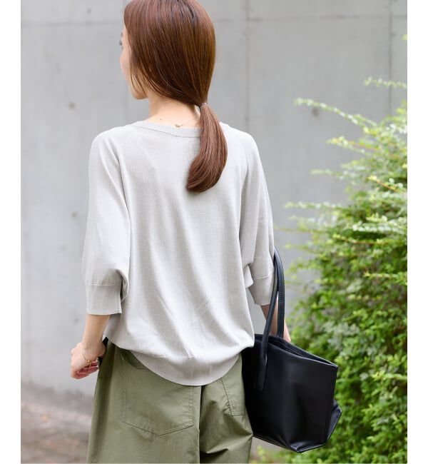 JOURNAL STANDARD relume「《追加2》接触冷感 / ウォッシャブルクールドルマンプルオーバー」|ニット・セーター|
