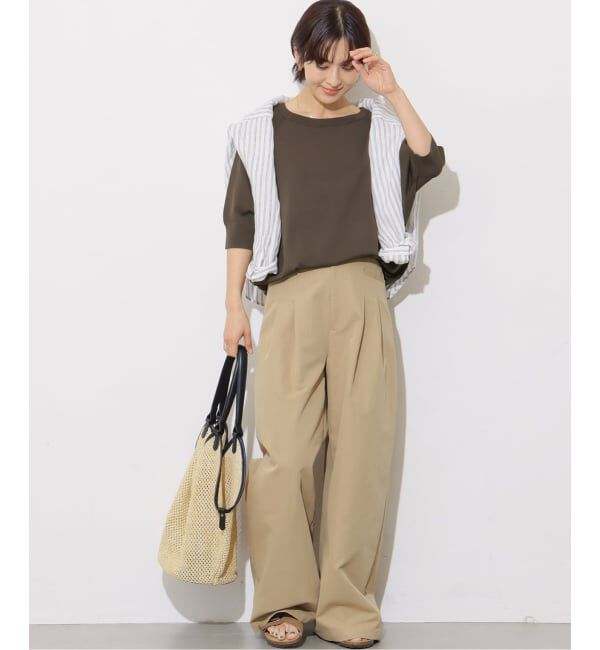 JOURNAL STANDARD relume「《追加2》接触冷感 / ウォッシャブルクールドルマンプルオーバー」|ニット・セーター|