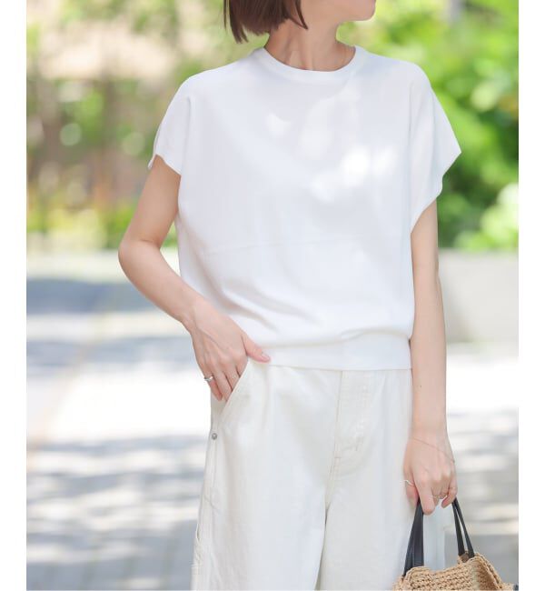 JOURNAL STANDARD relume「《一部WEB限定追加 / 新色》接触冷感 / ウォッシャブルクールプルオーバー」|ニット・セーター|ホワイト