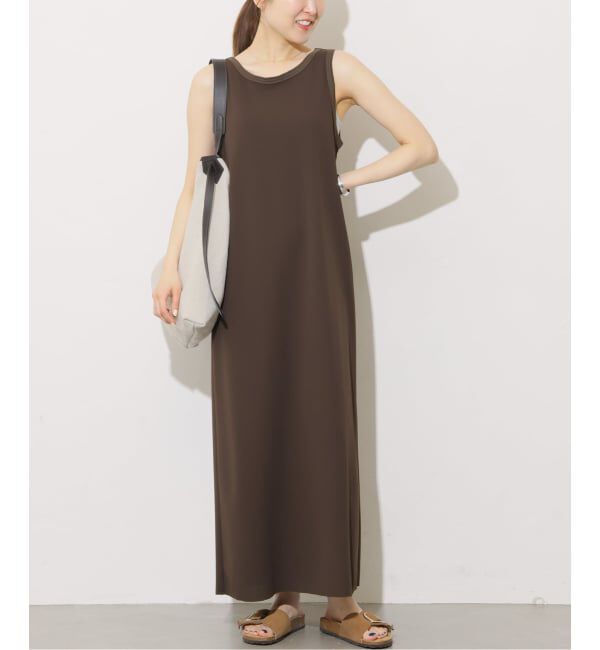 JOURNAL STANDARD relume「《追加2》カットジャージーワンピース」|ワンピース|ブラウン