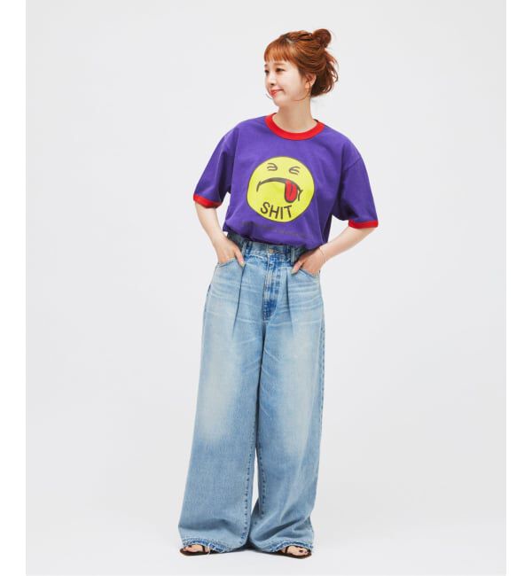 JOURNAL STANDARD「HANDTEX / ハンドテックス 別注 SMILE スマイル Tシャツ」|Tシャツ・カットソー|