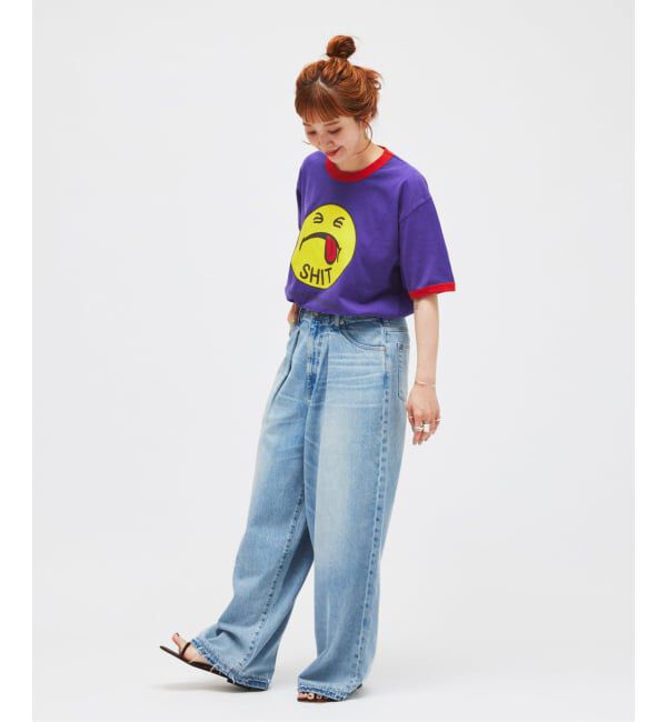 JOURNAL STANDARD「HANDTEX / ハンドテックス 別注 SMILE スマイル Tシャツ」|Tシャツ・カットソー|
