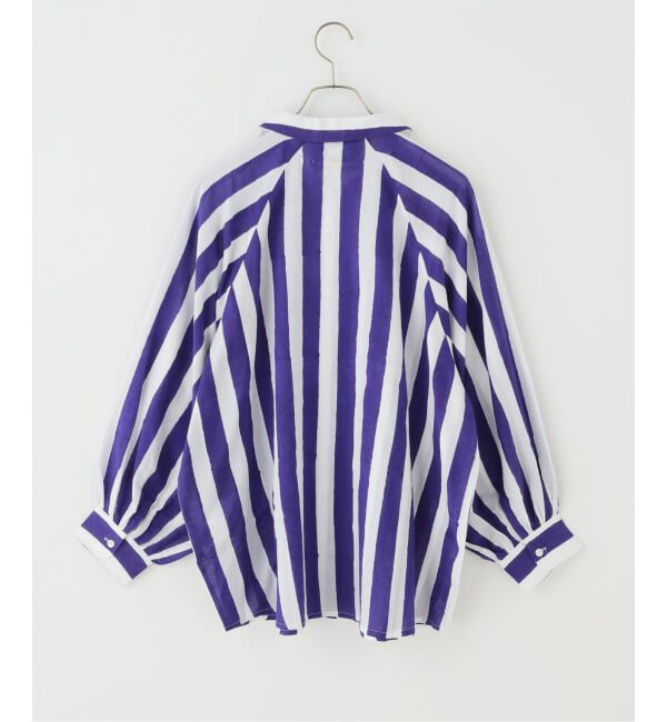 JOURNAL STANDARD「【Mii / ミイ】 BLOCK PRINTED MULTICOLOR STRIPE SHIR」|シャツ・ブラウス|