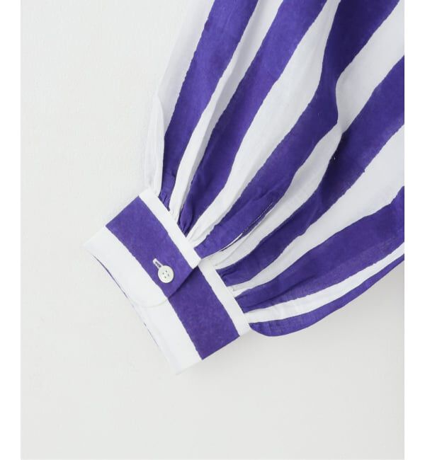 JOURNAL STANDARD「【Mii / ミイ】 BLOCK PRINTED MULTICOLOR STRIPE SHIR」|シャツ・ブラウス|