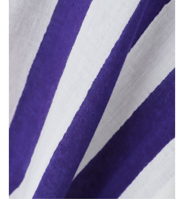 JOURNAL STANDARD「【Mii / ミイ】 BLOCK PRINTED MULTICOLOR STRIPE SHIR」|シャツ・ブラウス|
