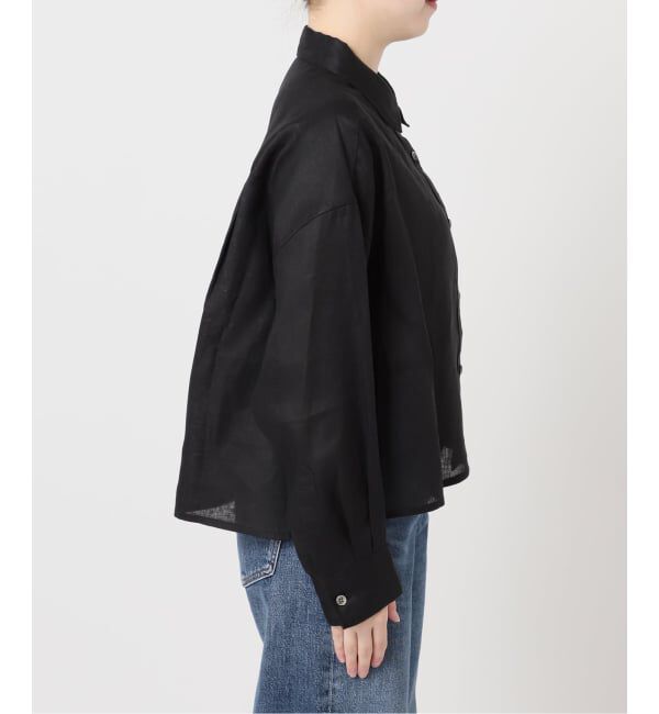 journal standard L'essage「ヨーロピアンフラックス ショートシャツ」|シャツ・ブラウス|