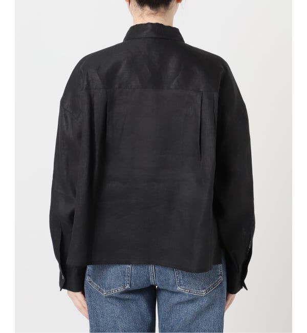 journal standard L'essage「ヨーロピアンフラックス ショートシャツ」|シャツ・ブラウス|