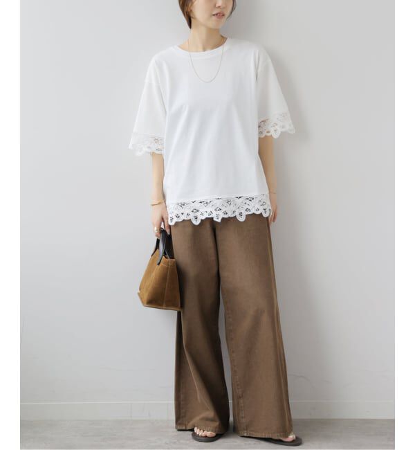 JOURNAL STANDARD relume「バテンレーストリムTシャツ」|Tシャツ・カットソー|