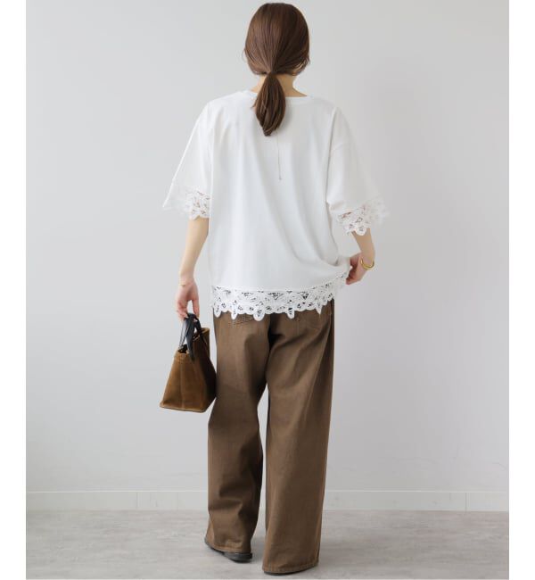 JOURNAL STANDARD relume「バテンレーストリムTシャツ」|Tシャツ・カットソー|