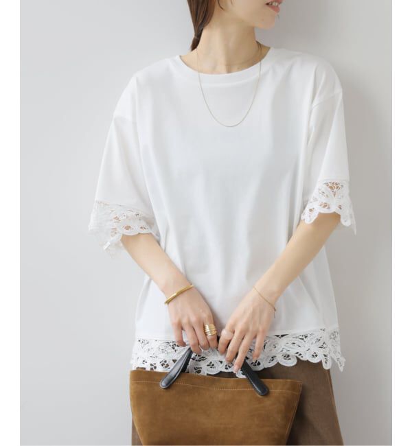 JOURNAL STANDARD relume「バテンレーストリムTシャツ」|Tシャツ・カットソー|