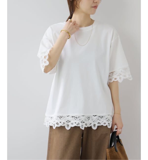 JOURNAL STANDARD relume「バテンレーストリムTシャツ」|Tシャツ・カットソー|