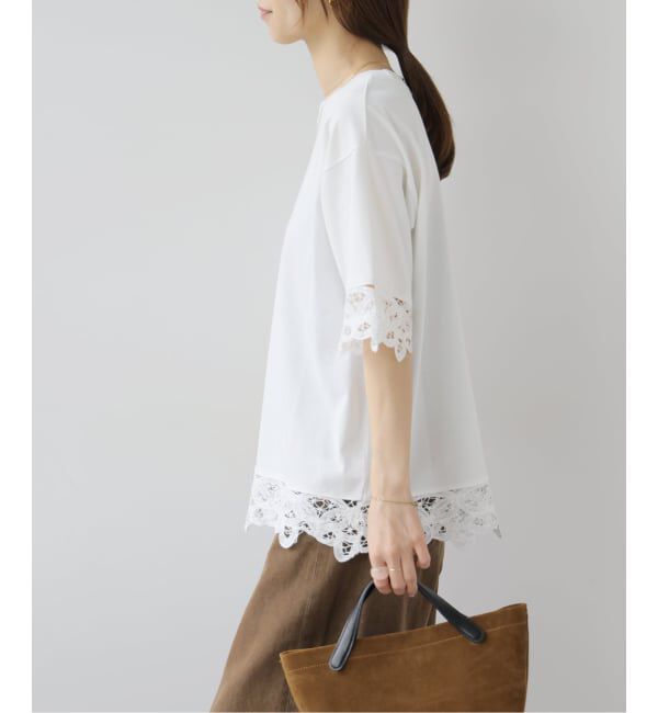 JOURNAL STANDARD relume「バテンレーストリムTシャツ」|Tシャツ・カットソー|