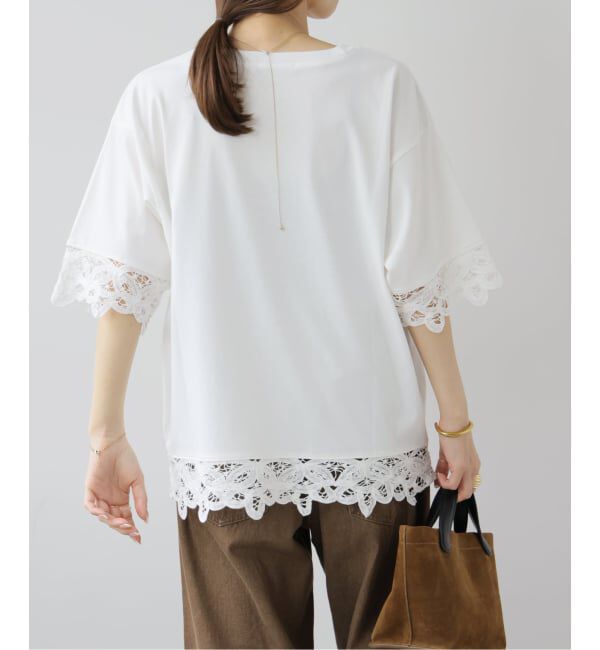 JOURNAL STANDARD relume「バテンレーストリムTシャツ」|Tシャツ・カットソー|