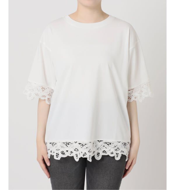 JOURNAL STANDARD relume「バテンレーストリムTシャツ」|Tシャツ・カットソー|