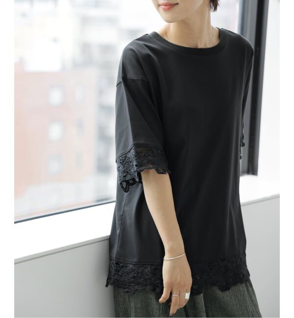 JOURNAL STANDARD relume「バテンレーストリムTシャツ」|Tシャツ・カットソー|