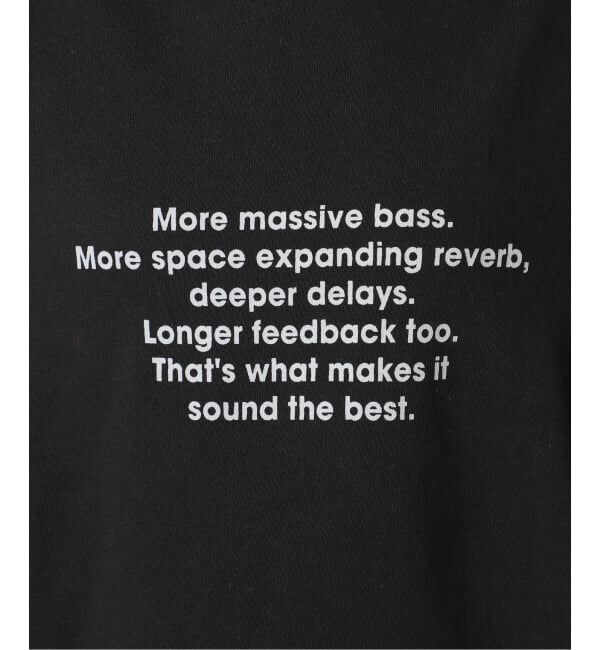 journal standard L'essage「《追加予約》POET MEETS DUBWISE MORE MASSIVE BASS LOOSE FITロングスリーブTシャツ」|Tシャツ・カットソー|