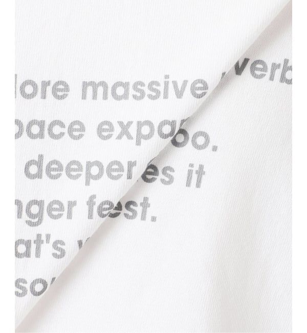 journal standard L'essage「《追加予約》POET MEETS DUBWISE MORE MASSIVE BASS LOOSE FITロングスリーブTシャツ」|Tシャツ・カットソー|