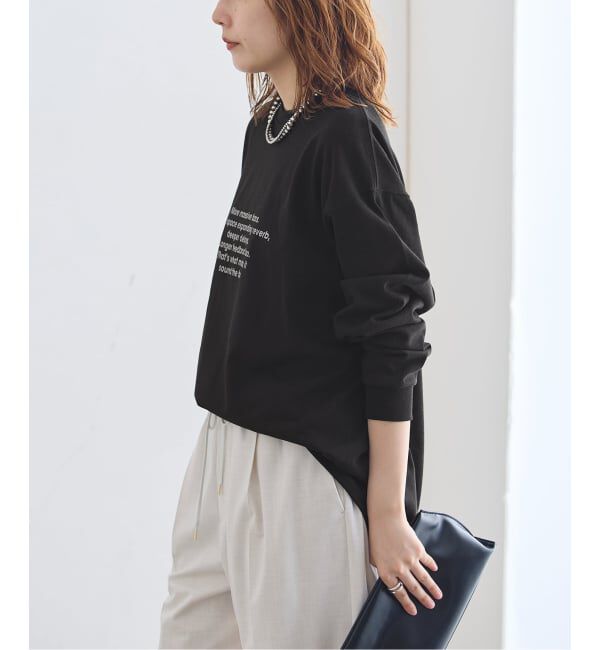 journal standard L'essage「《追加予約》POET MEETS DUBWISE MORE MASSIVE BASS LOOSE FITロングスリーブTシャツ」|Tシャツ・カットソー|