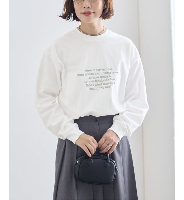 journal standard L'essage「《追加予約》POET MEETS DUBWISE MORE MASSIVE BASS LOOSE FITロングスリーブTシャツ」|Tシャツ・カットソー|