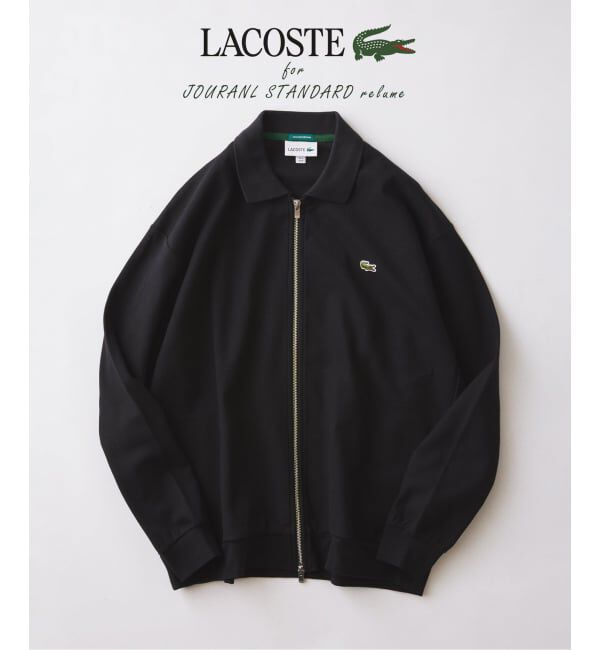 JOURNAL STANDARD relume「《予約》LACOSTE / ラコステ 別注 フルジップ カーディガン」|カーディガン|ブラック