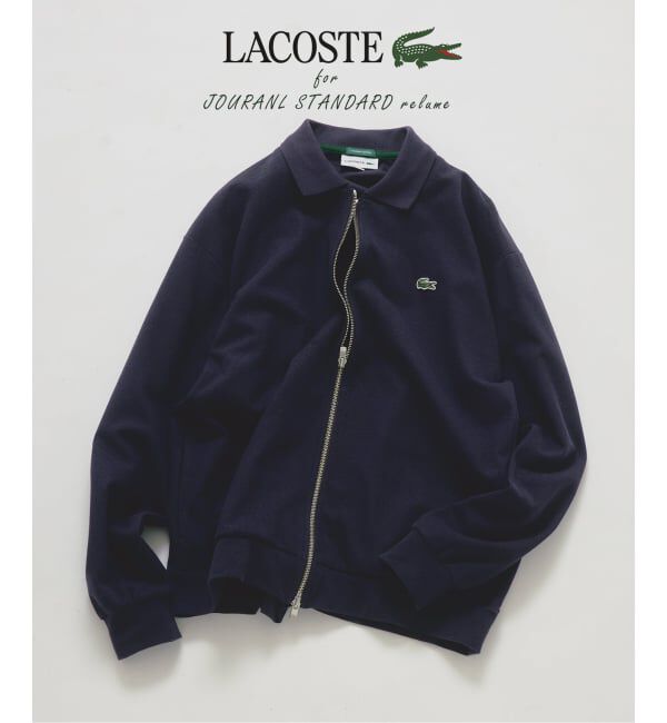 JOURNAL STANDARD relume「《予約》LACOSTE / ラコステ 別注 フルジップ カーディガン」|カーディガン|ブラウン