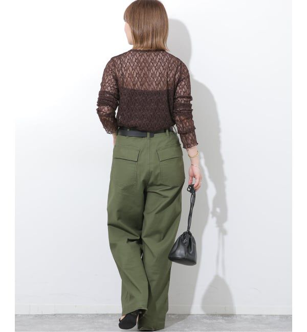 JOURNAL STANDARD relume「《追加予約3》フラワーシアーレースロングスリーブ」|Tシャツ・カットソー|