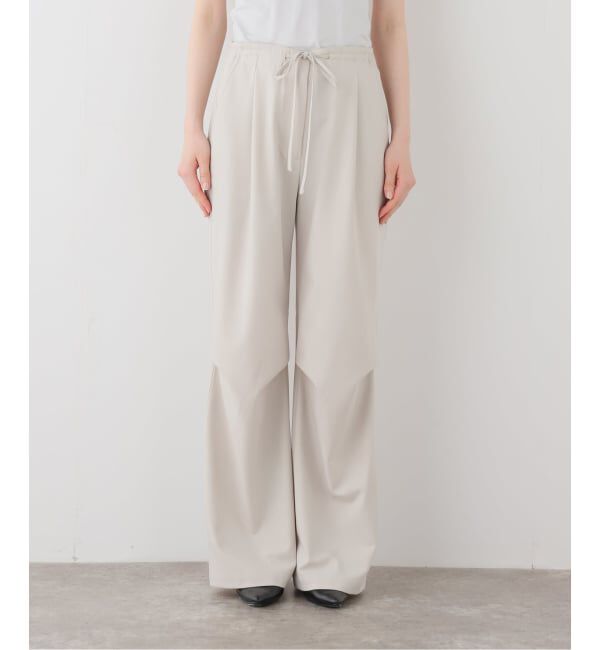 U by SPICK&SPAN「le/ル DRAWSSTRING EASY PANTS」|スラックス|