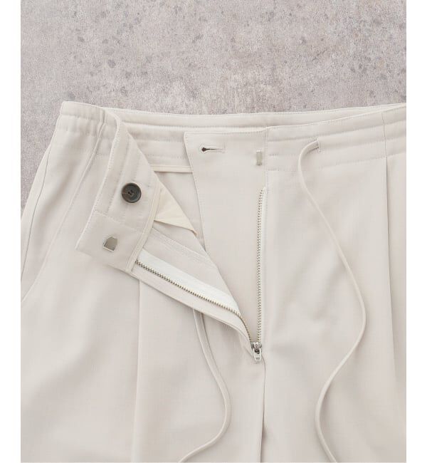 U by SPICK&SPAN「le/ル DRAWSSTRING EASY PANTS」|スラックス|