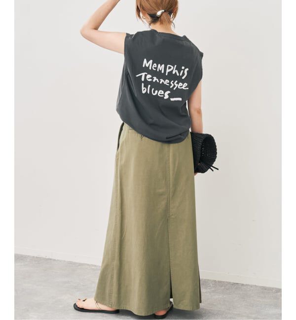 Spick and Span「バックロゴプリントフレンチT」|Tシャツ・カットソー|