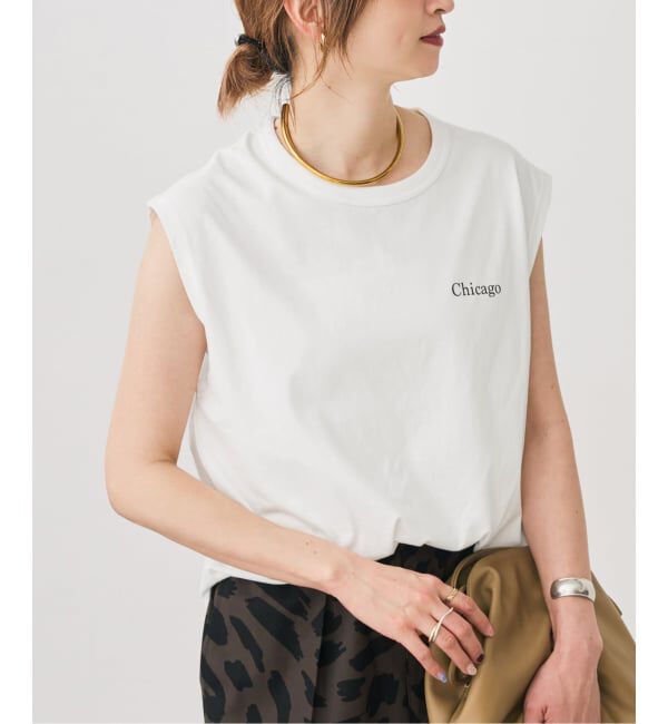 Spick and Span「バックロゴプリントフレンチT」|Tシャツ・カットソー|