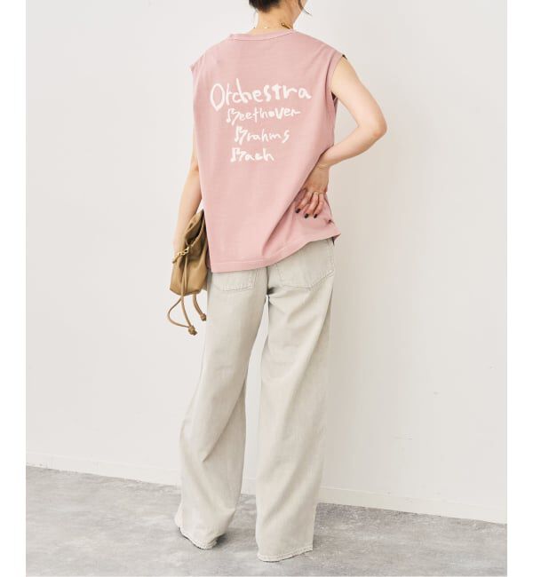 Spick and Span「バックロゴプリントフレンチT」|Tシャツ・カットソー|