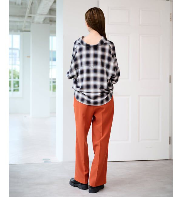 U by SPICK&SPAN「ベルトツキパンツ」|スラックス|