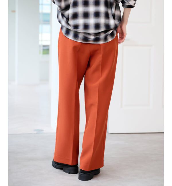 U by SPICK&SPAN「ベルトツキパンツ」|スラックス|