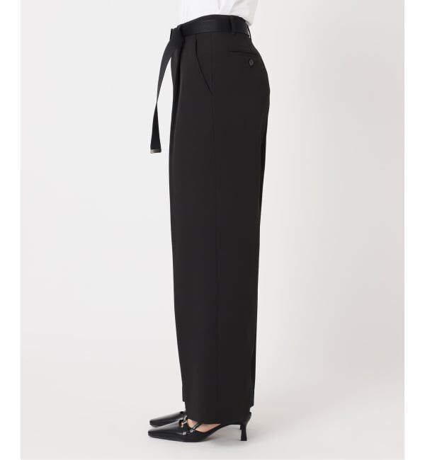 U by SPICK&SPAN「ベルトツキパンツ」|スラックス|