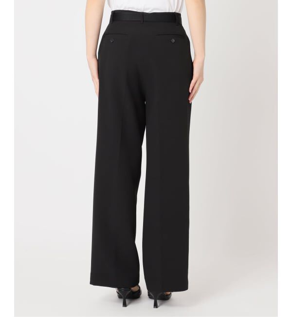 U by SPICK&SPAN「ベルトツキパンツ」|スラックス|