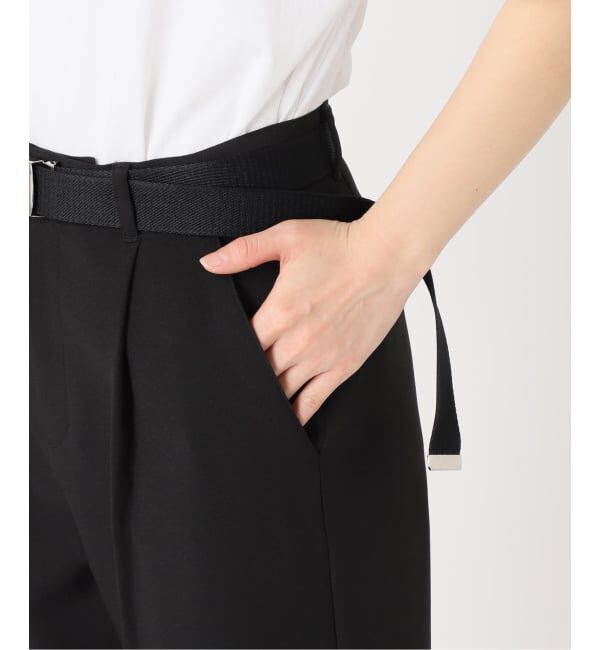 U by SPICK&SPAN「ベルトツキパンツ」|スラックス|