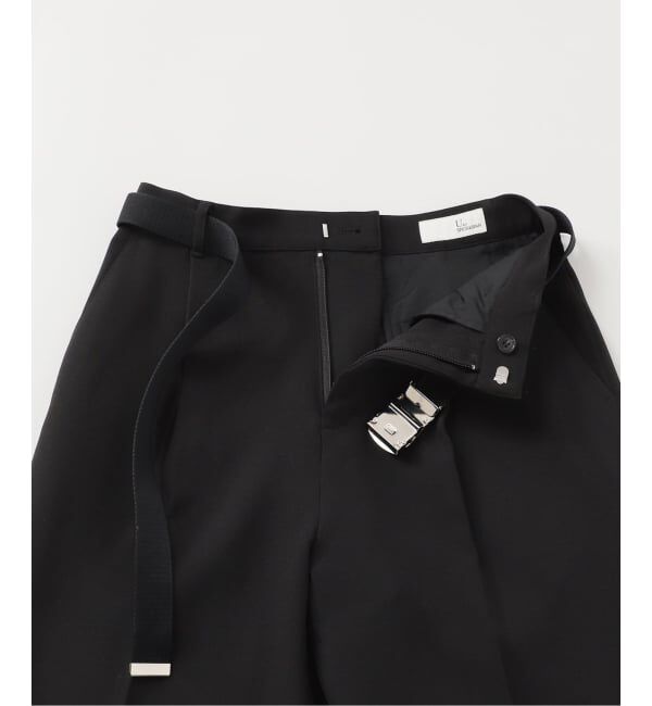 U by SPICK&SPAN「ベルトツキパンツ」|スラックス|