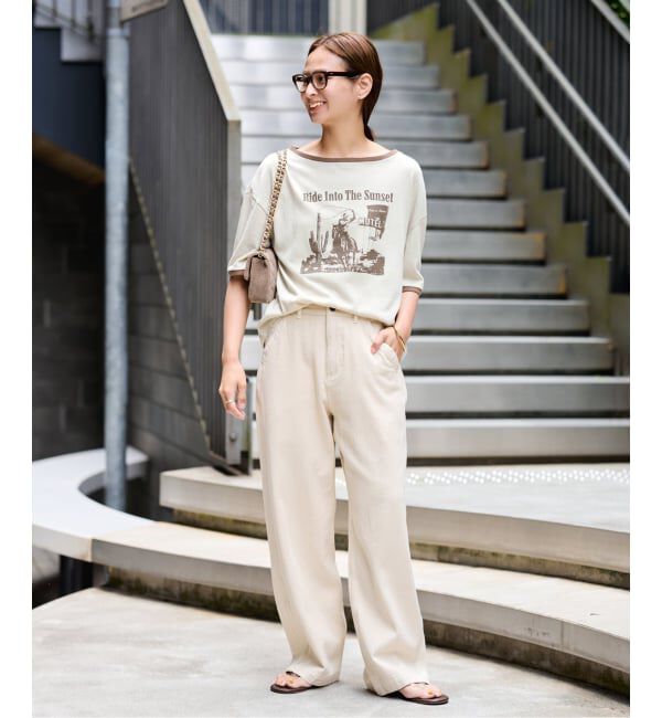 FRAMeWORK「HOWIECLOTHING&times;FRAMeWORKグラフィックT」|Tシャツ・カットソー|