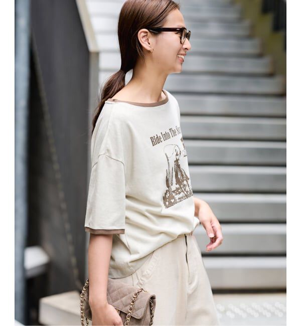 FRAMeWORK「HOWIECLOTHING&times;FRAMeWORKグラフィックT」|Tシャツ・カットソー|
