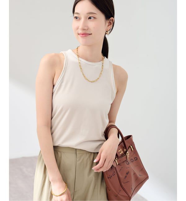 FRAMeWORK「≪新色 / 追加≫GREYCHORD/グレーコード NIKI NOSLEEVE」|タンクトップ|