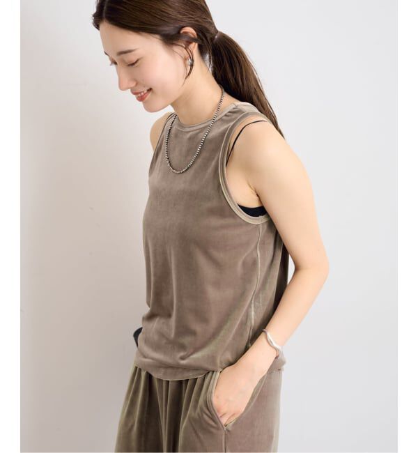 FRAMeWORK「≪新色 / 追加≫GREYCHORD/グレーコード NIKI NOSLEEVE」|タンクトップ|