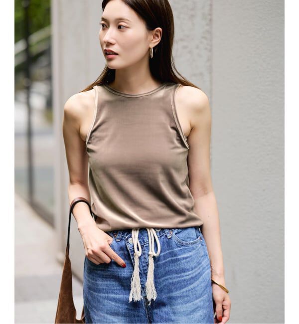 FRAMeWORK「≪新色 / 追加≫GREYCHORD/グレーコード NIKI NOSLEEVE」|タンクトップ|