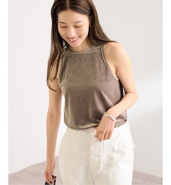 FRAMeWORK「≪新色 / 追加≫GREYCHORD/グレーコード NIKI NOSLEEVE」|タンクトップ|
