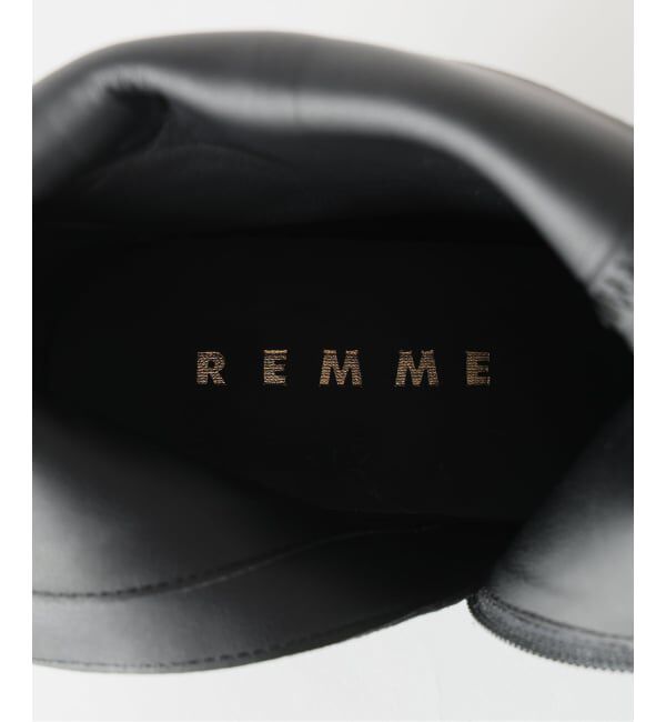 U by SPICK&SPAN「《予約》 REMME/レメ レザーショートブーツ」|ショートブーツ|