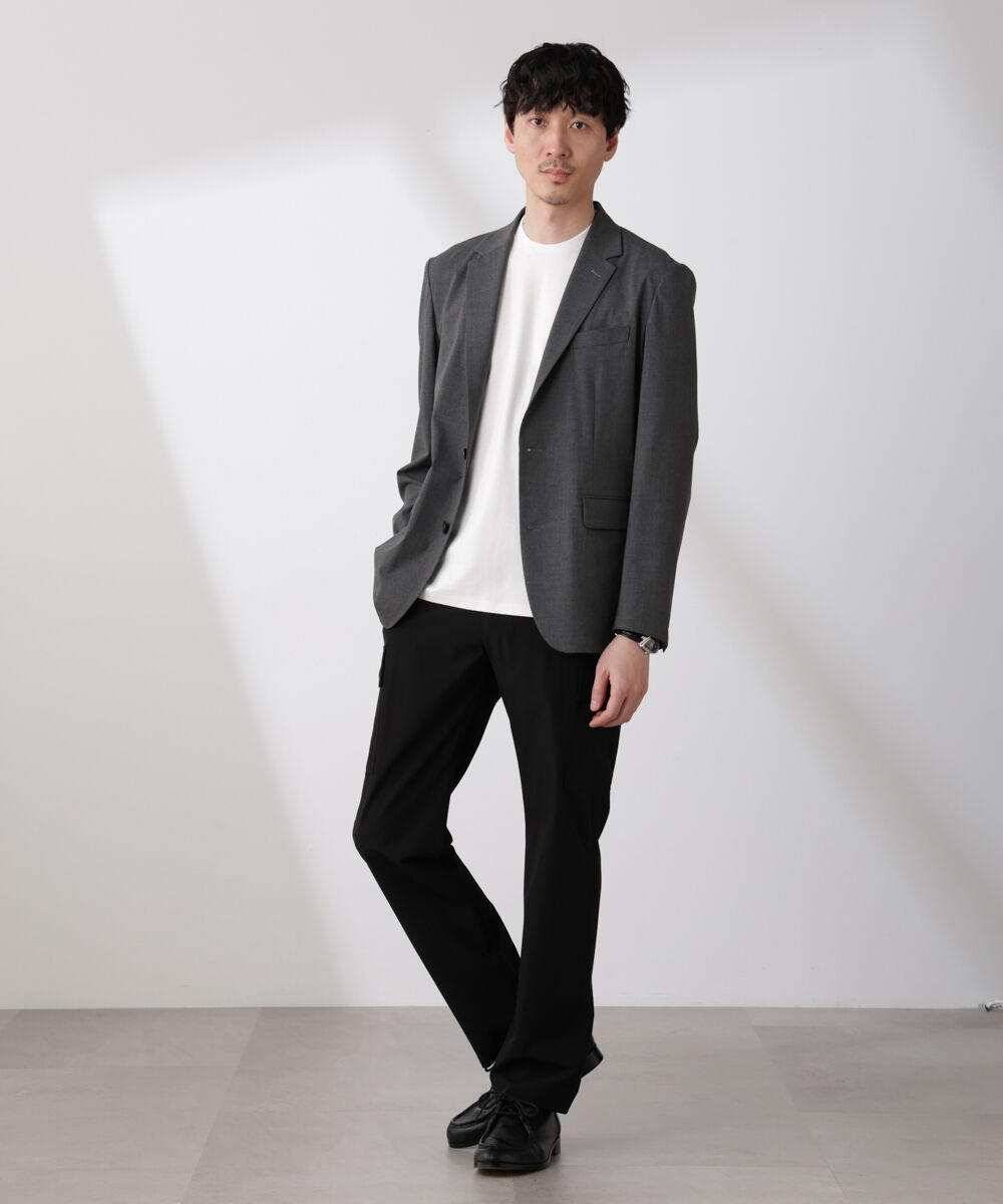 NANO universe「「N trousers」スリムストレッチ カーゴパンツ」|チノ|