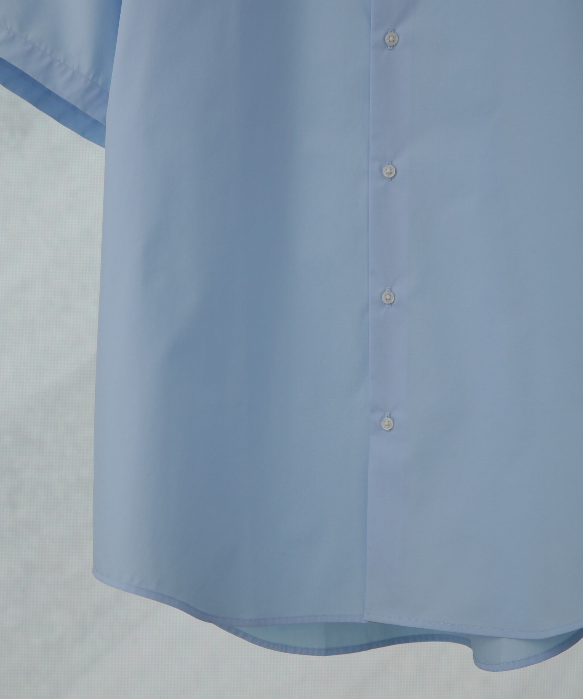 NANO universe「「N shirt」 速乾 セミワイドカラーシャツ半袖」|シャツ・ブラウス|